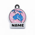 Australia Globe Custom Pet ID Tag - Pet TopID