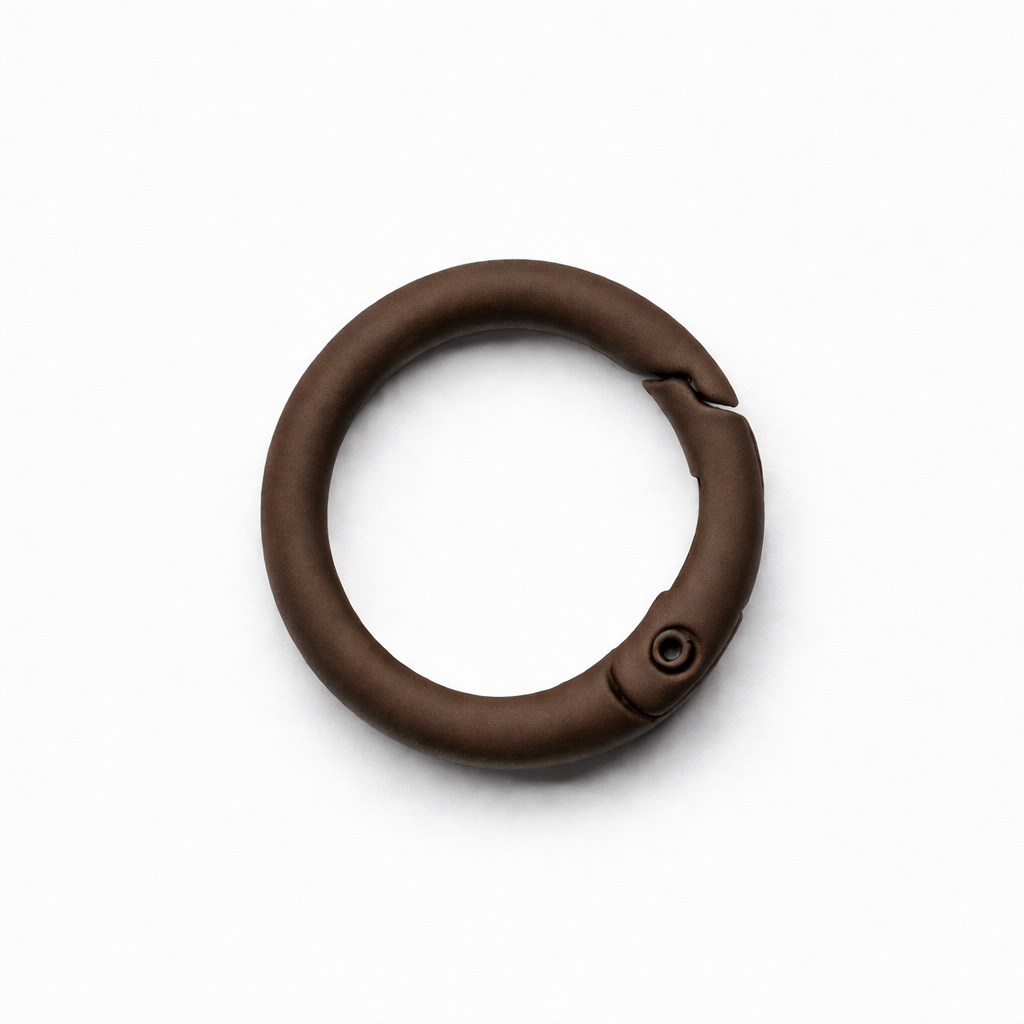 Brown Metal Spring O Ring – Pet Tag Connector Clip - Pet TopID