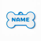 Classic Bone – Deep - Set Custom Pet ID Tag - Pet TopID