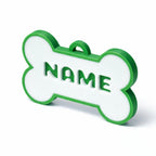 Classic Bone – Deep - Set Custom Pet ID Tag - Pet TopID