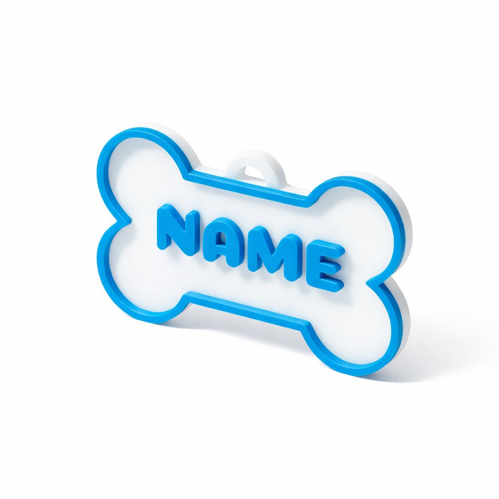 Classic Bone – Embossed Custom Pet ID Tag - Pet TopID