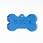 Classic Bone – Solid Embossed Custom Pet ID Tag - Pet TopID