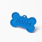 Classic Bone – Solid Embossed Custom Pet ID Tag - Pet TopID