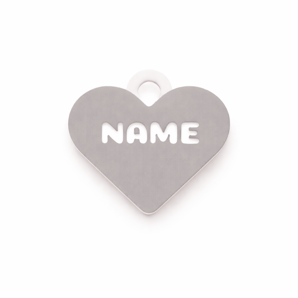 Classic Heart – Sweetheart Custom Pet ID Tag - Pet TopID