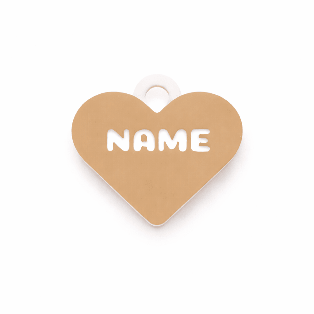 Classic Heart – Sweetheart Custom Pet ID Tag - Pet TopID
