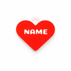 Classic Heart – Sweetheart Custom Pet ID Tag - Pet TopID