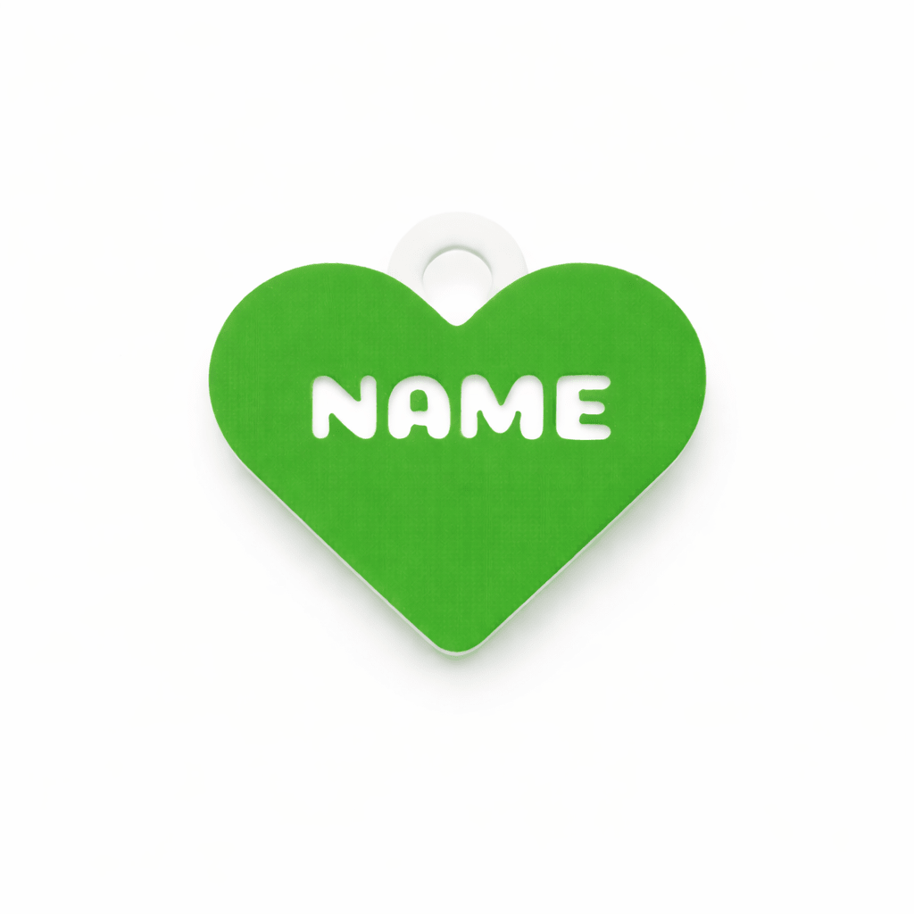Classic Heart – Sweetheart Custom Pet ID Tag - Pet TopID
