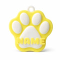 Classic Paw – Embossed Custom Pet ID Tag - Pet TopID