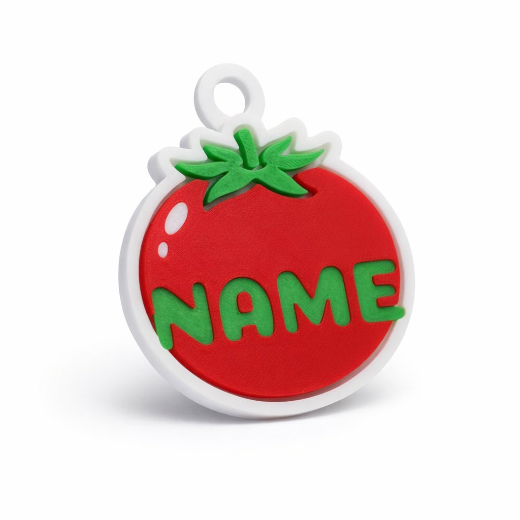 Classic Tomato – Juicy Custom Pet ID Tag - Pet TopID