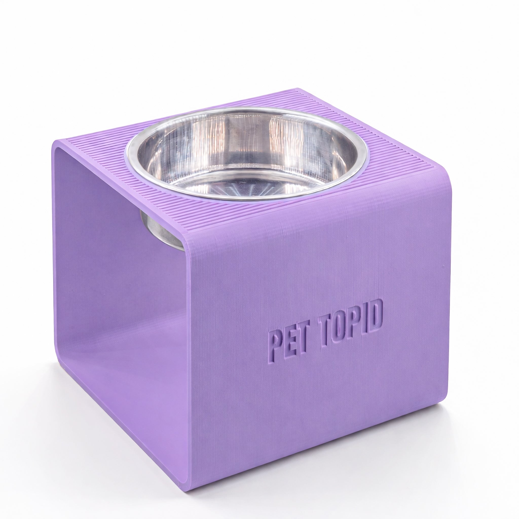 Custom Height Bowl — Cubic Base - Pet TopID