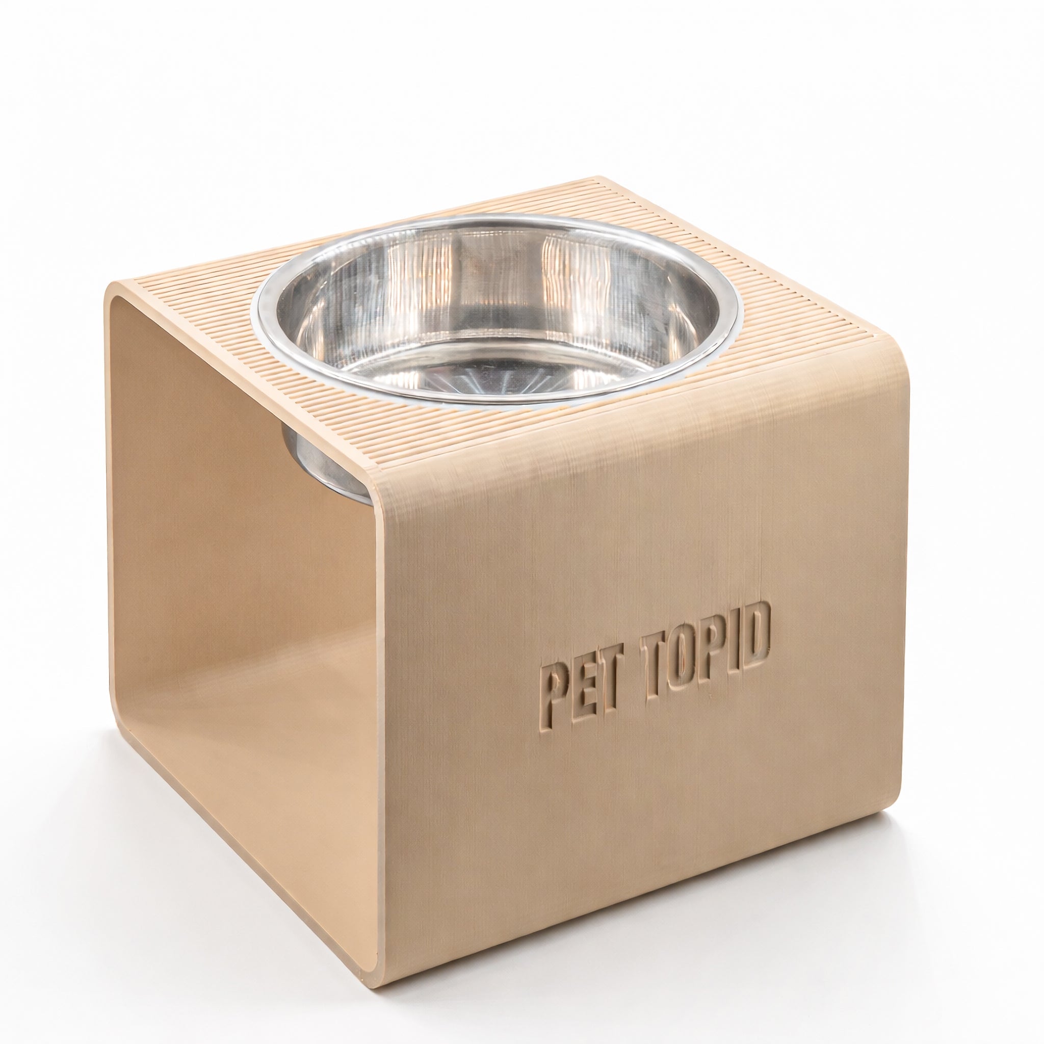 Custom Height Bowl — Cubic Base - Pet TopID