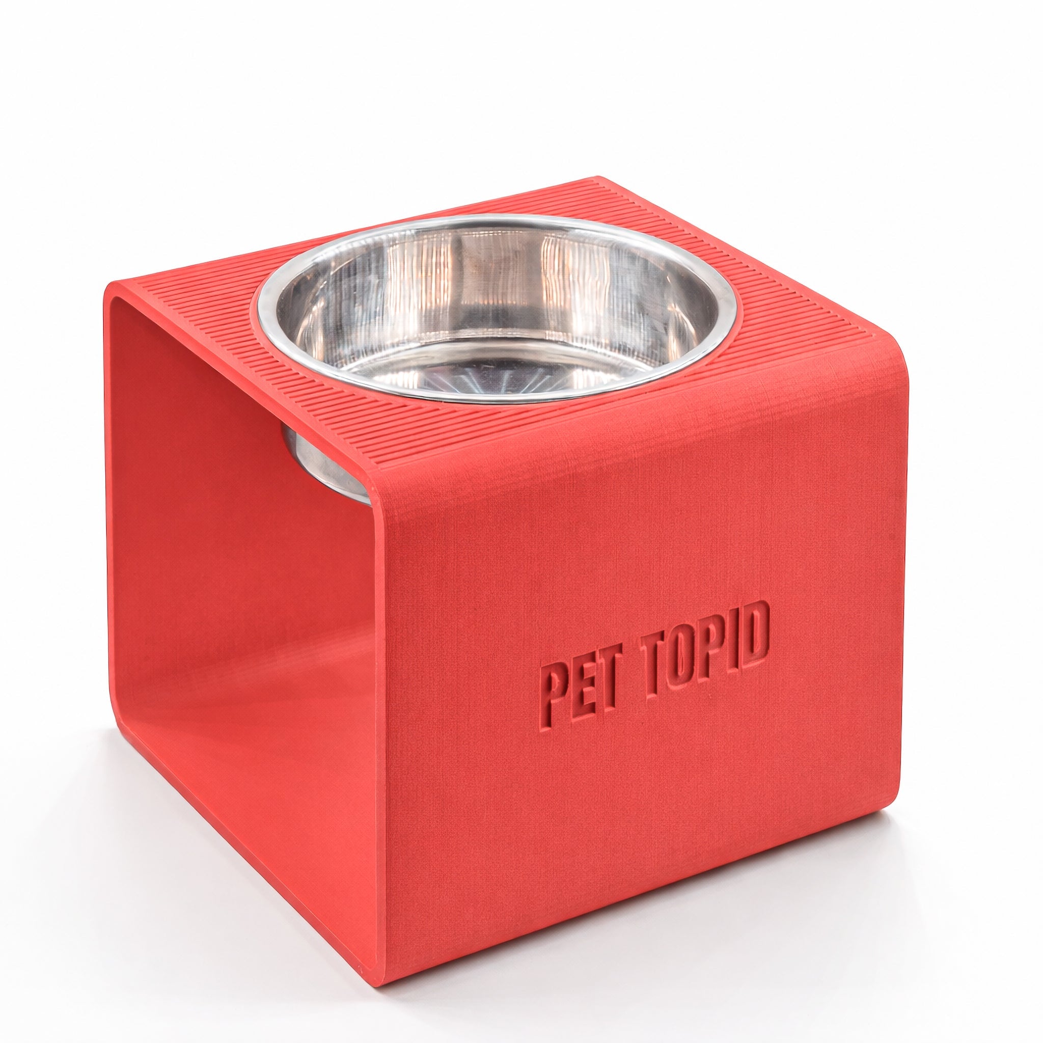 Custom Height Bowl — Cubic Base - Pet TopID