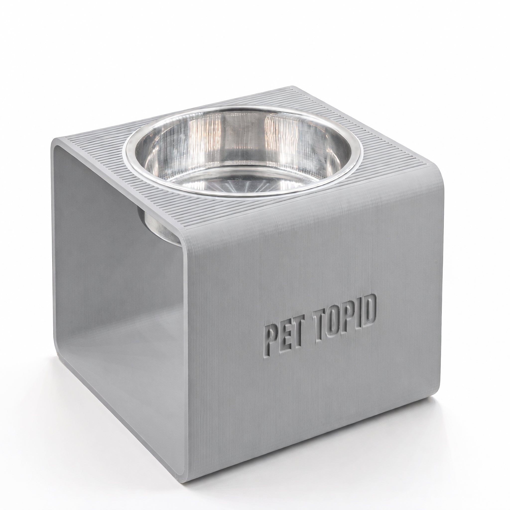 Custom Height Bowl — Cubic Base - Pet TopID