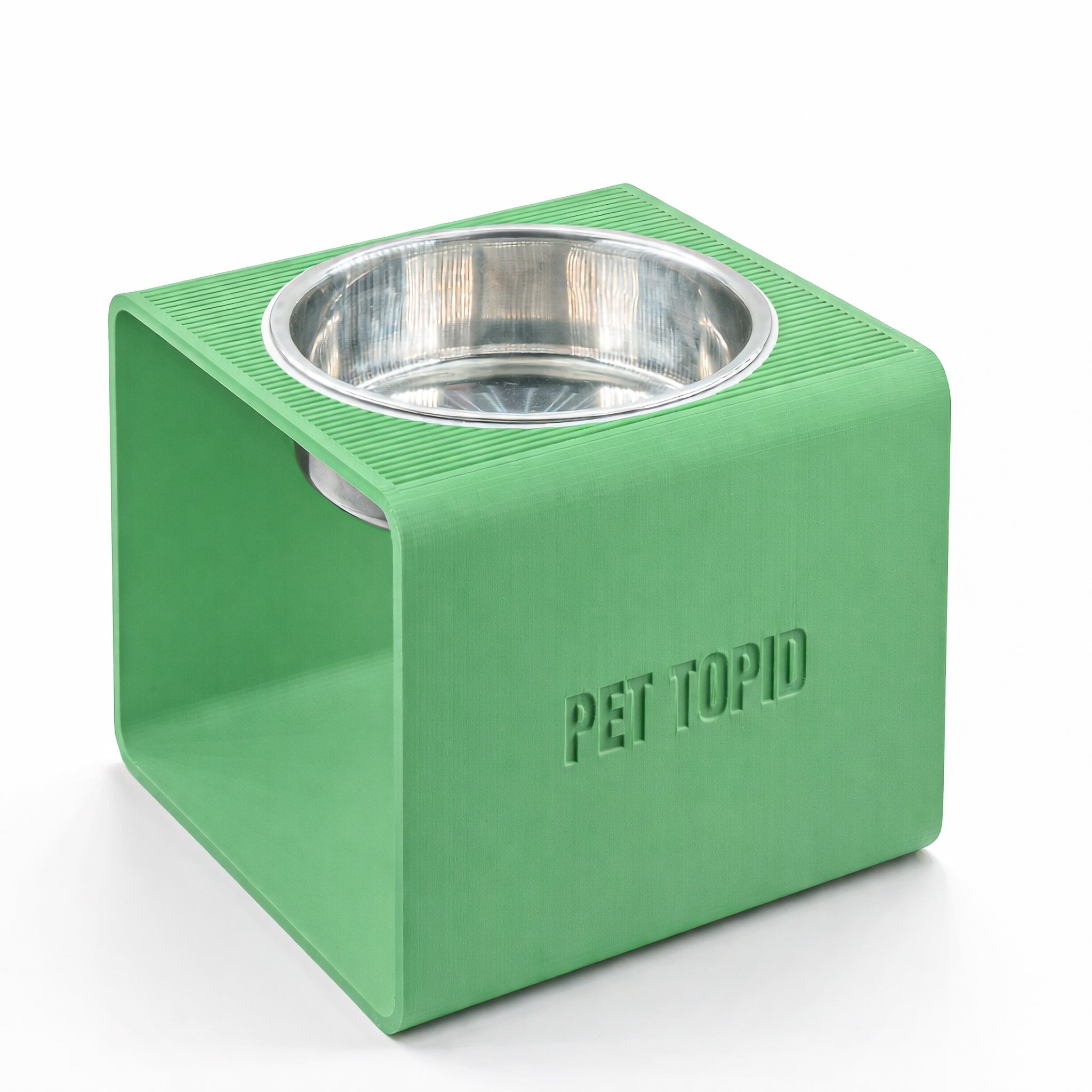 Custom Height Bowl — Cubic Base - Pet TopID