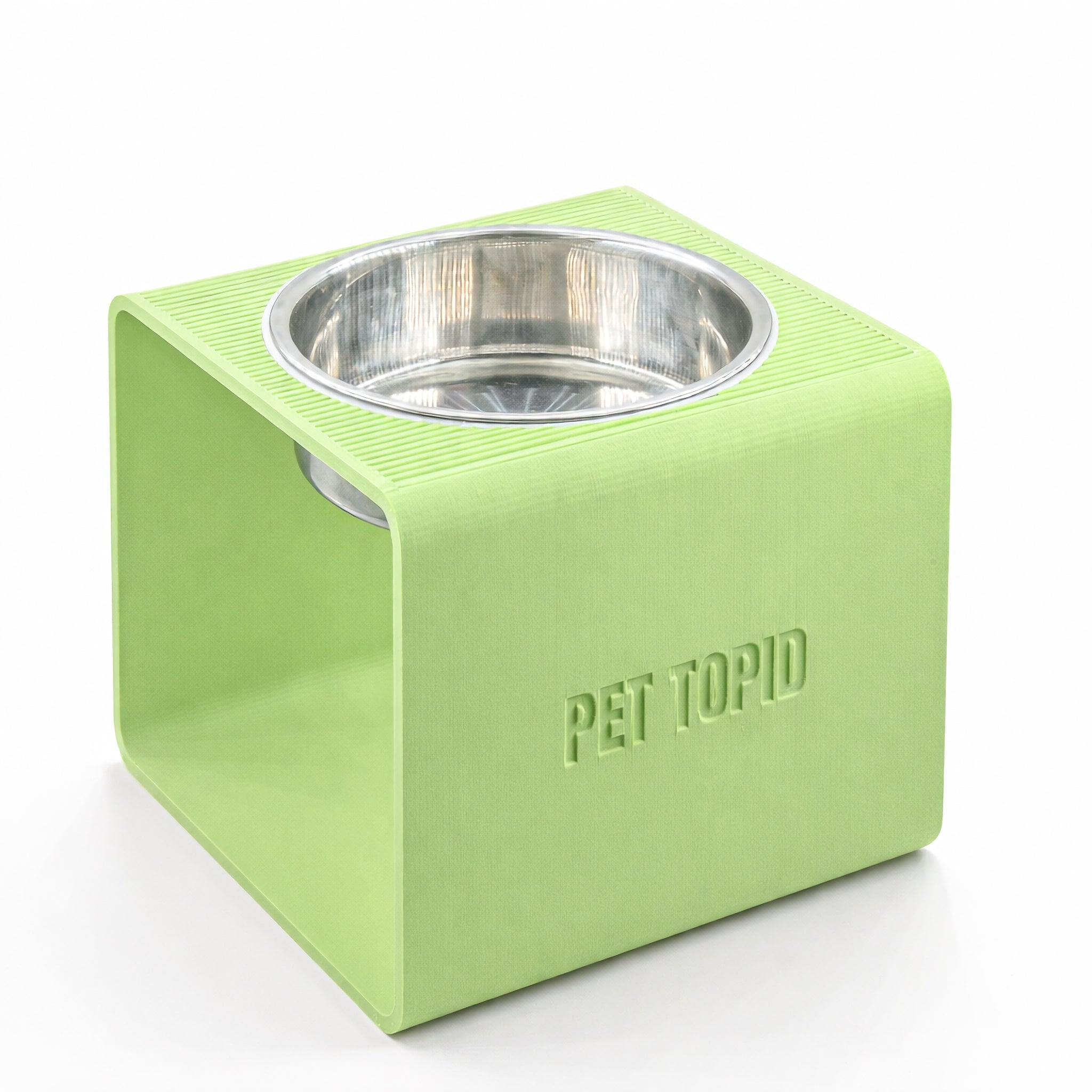 Custom Height Bowl — Cubic Base - Pet TopID