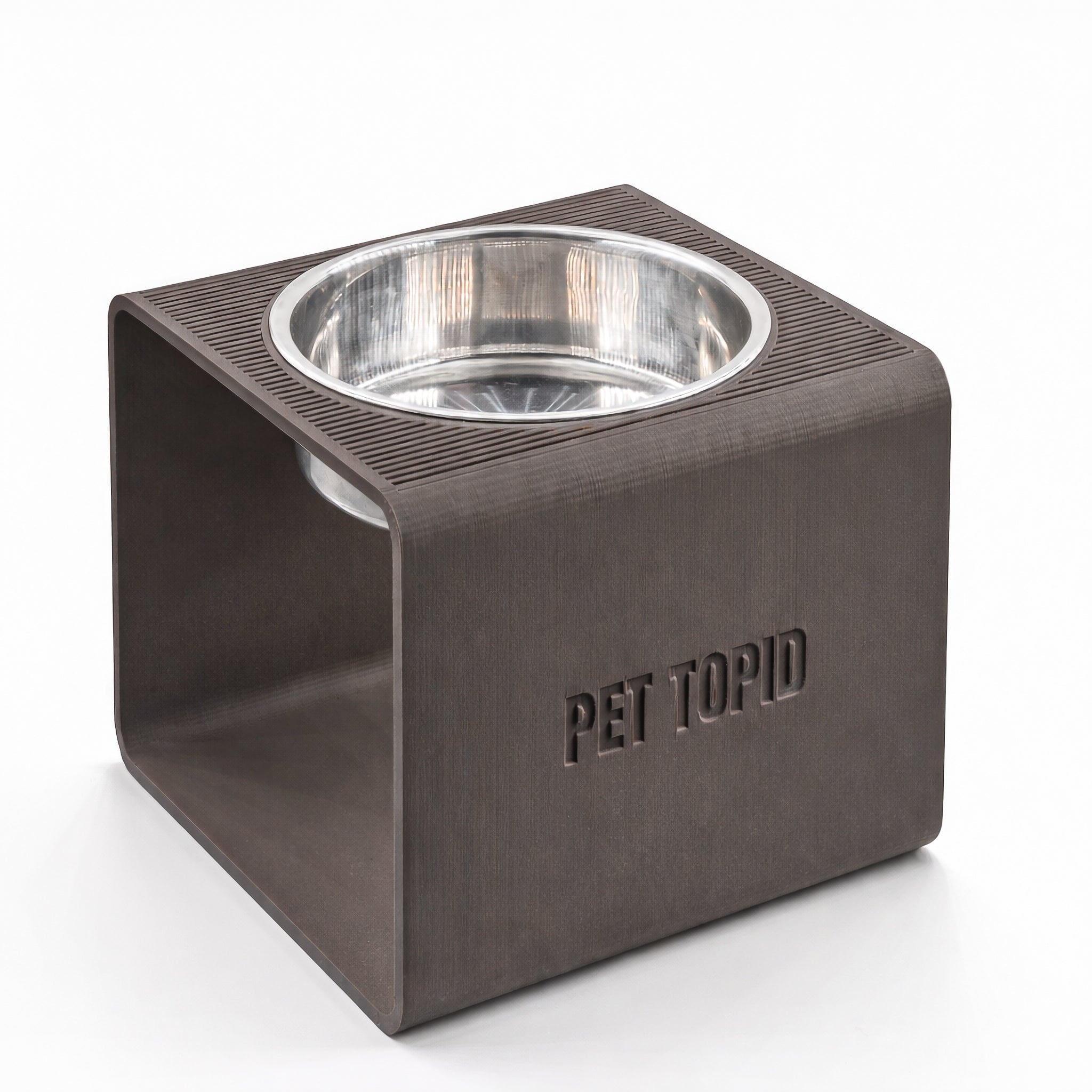 Custom Height Bowl — Cubic Base - Pet TopID