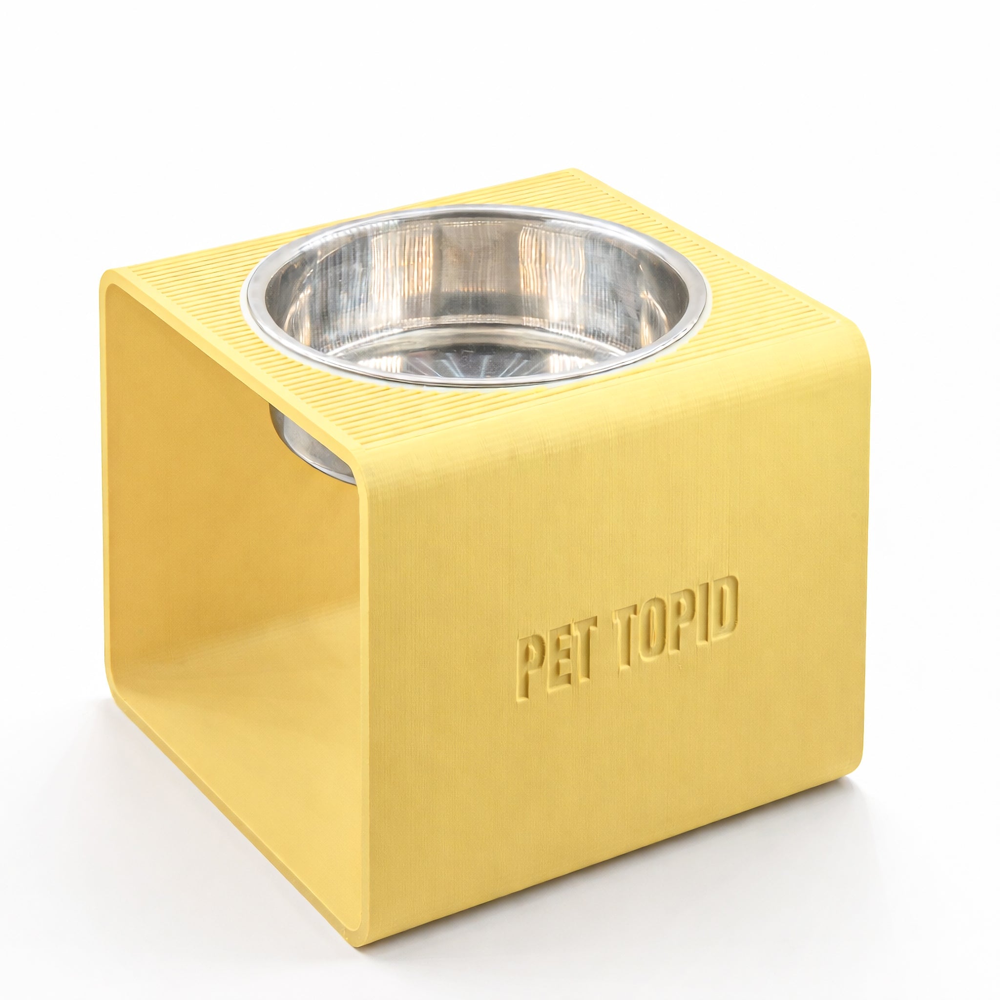 Custom Height Bowl — Cubic Base - Pet TopID