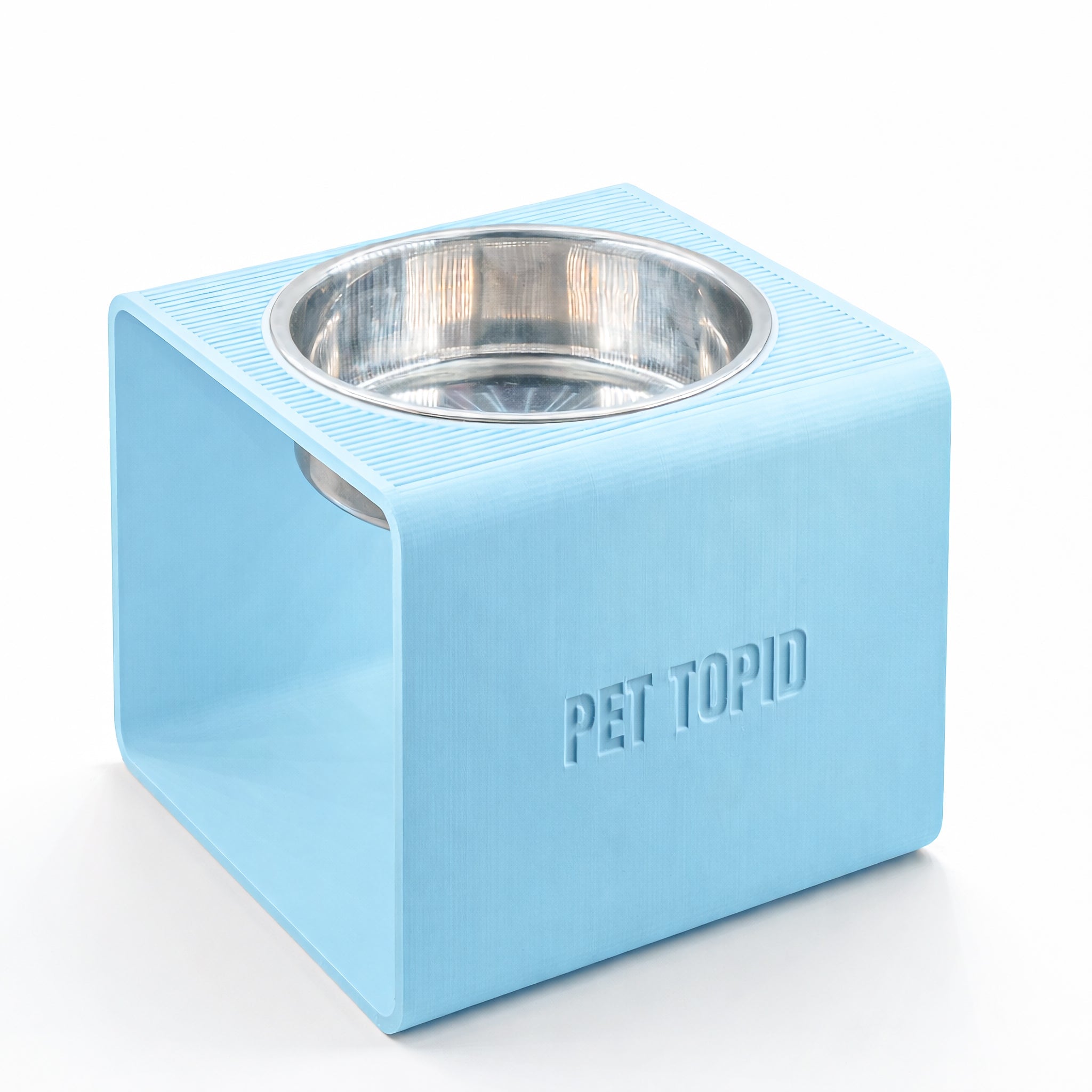 Custom Height Bowl — Cubic Base - Pet TopID