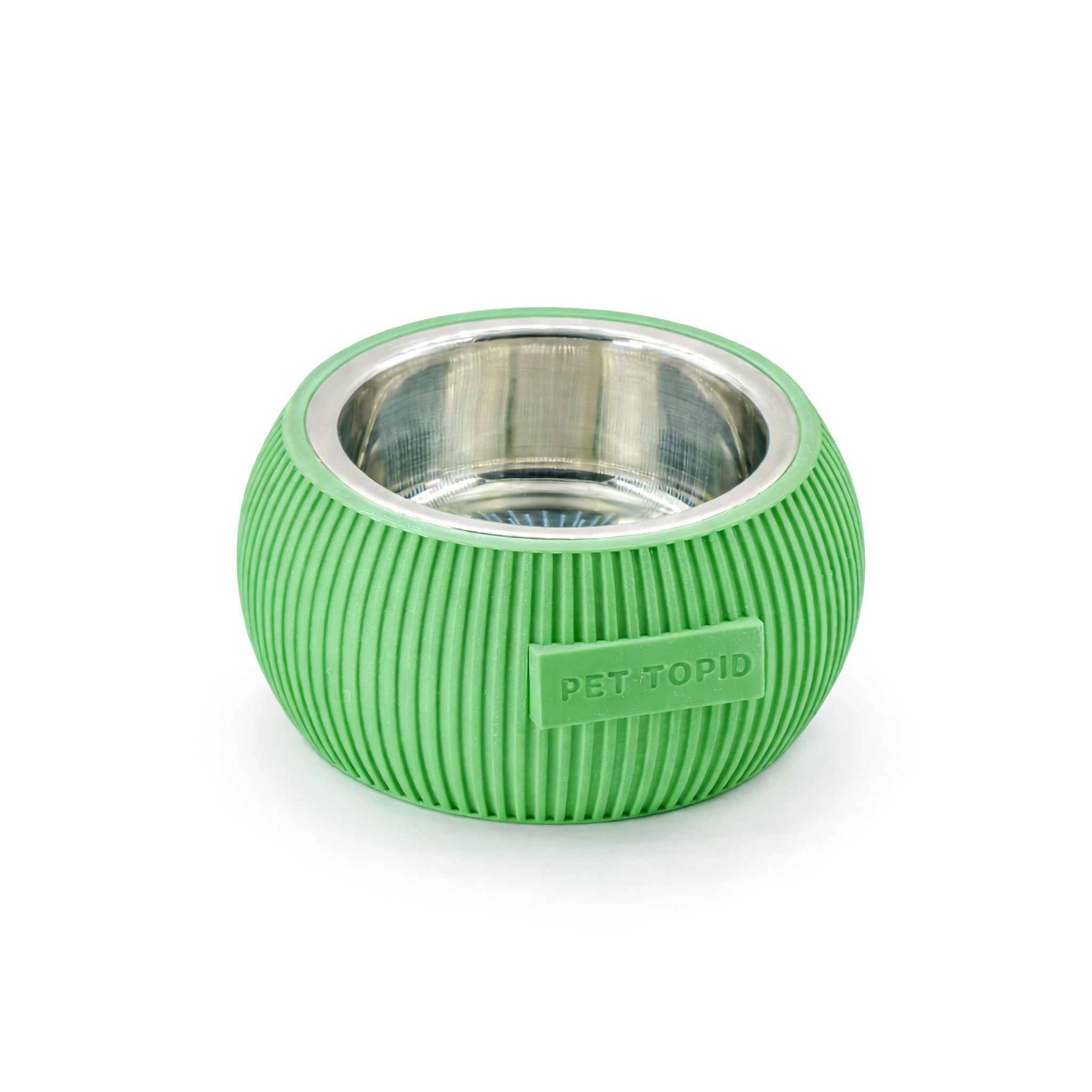 Custom Height Bowl — Ribbed Sphere - Pet TopID