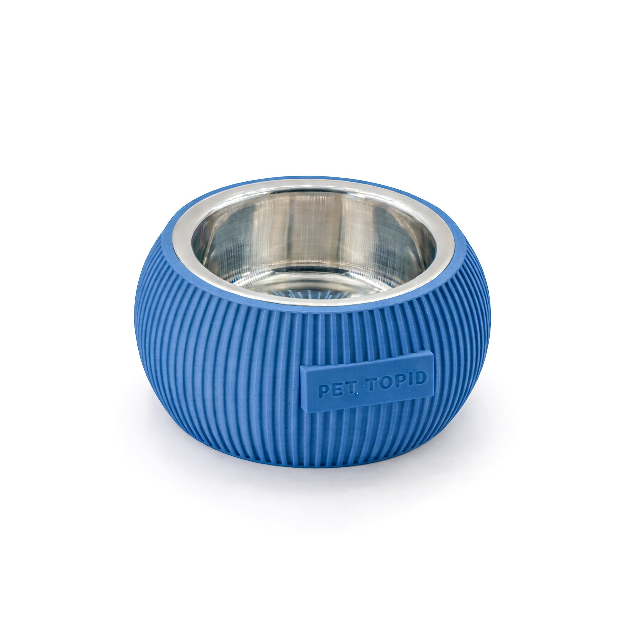 Custom Height Bowl — Ribbed Sphere - Pet TopID