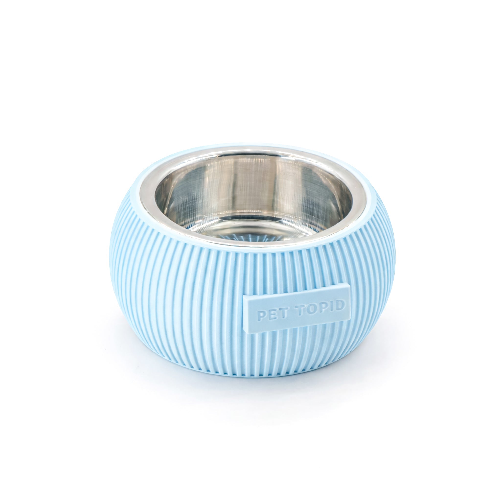 Custom Height Bowl — Ribbed Sphere - Pet TopID