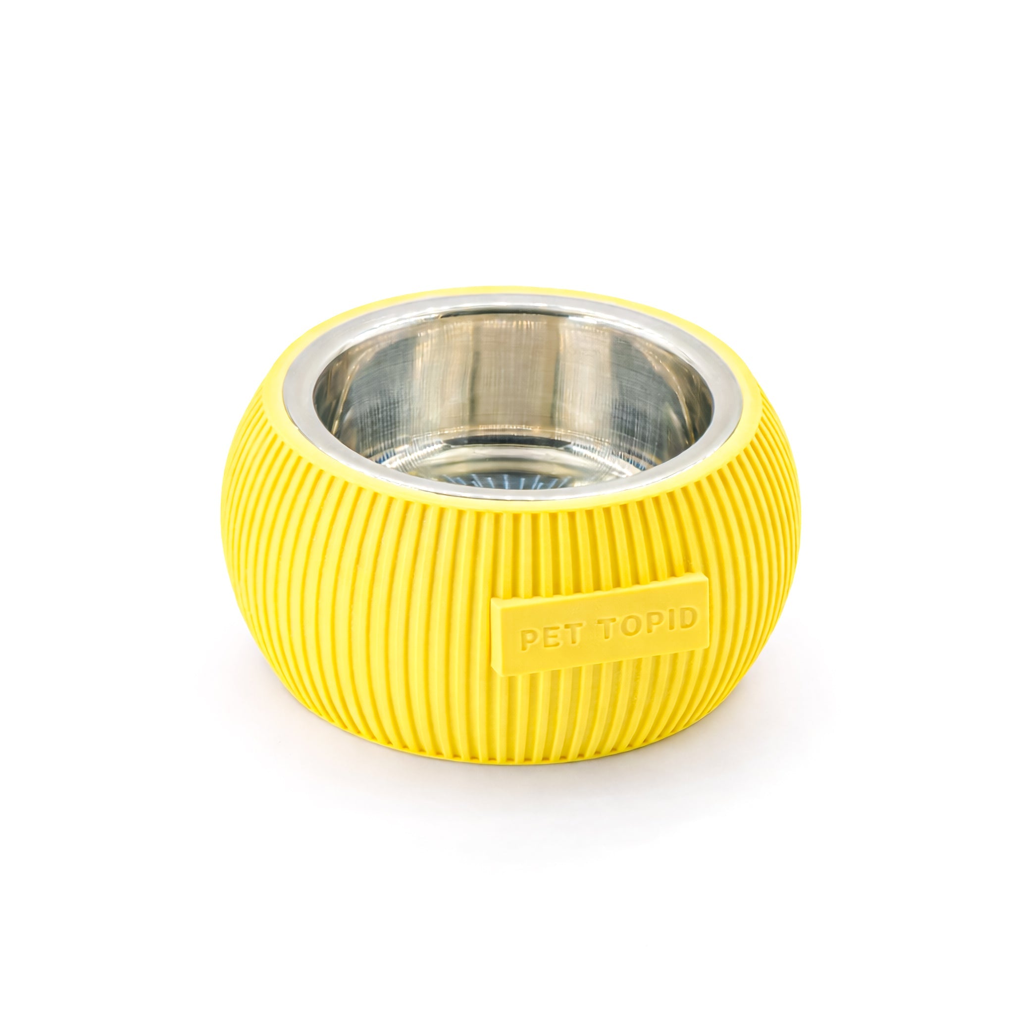 Custom Height Bowl — Ribbed Sphere - Pet TopID