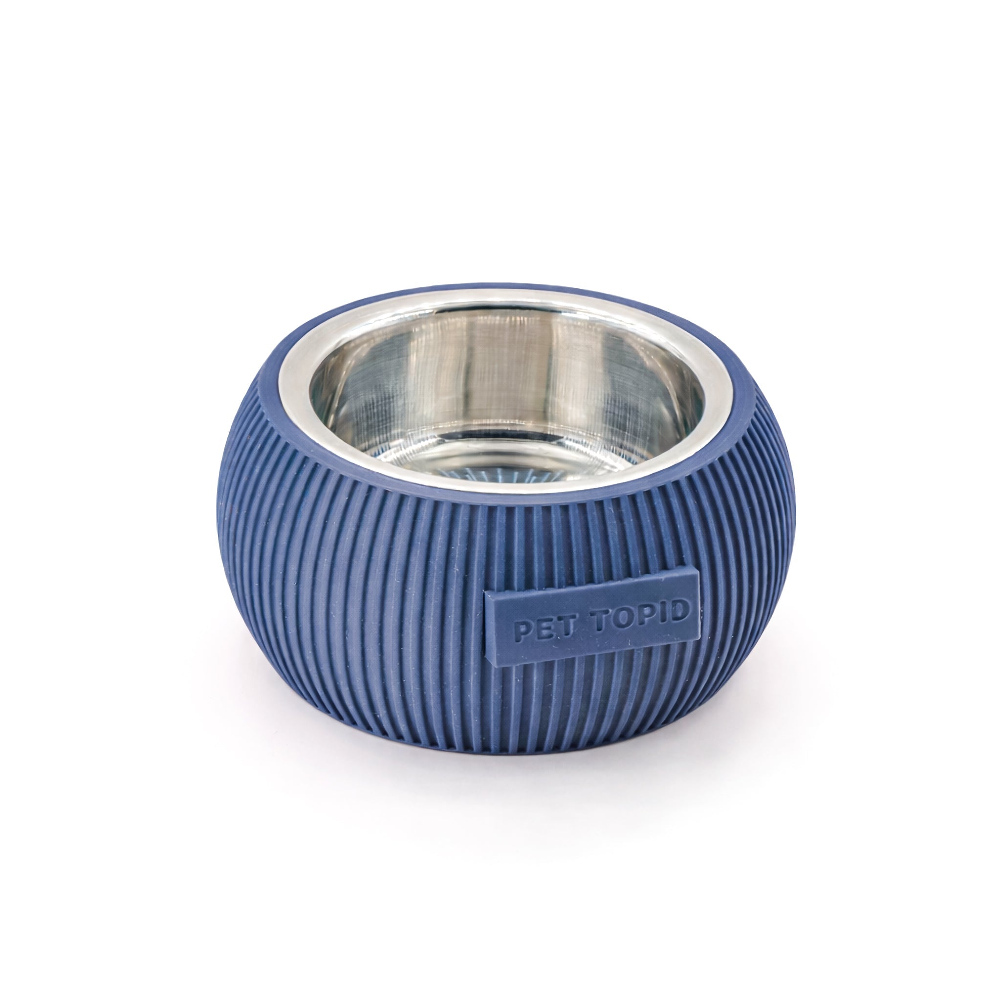 Custom Height Bowl — Ribbed Sphere - Pet TopID
