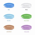 Essential Series – Vertical Surfboard Custom Pet ID Tag - Pet TopID