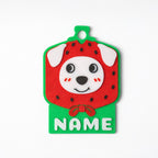 Hood Series – Watermelon Pup Custom Pet ID Tag - Pet TopID